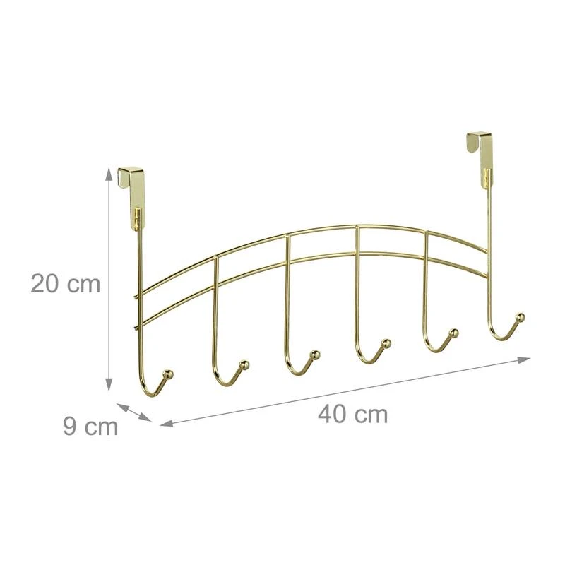 10 X Patères De Porte Avec 6 Crochets 16 10 X Patères De Porte Avec 6 Crochets – Image 14