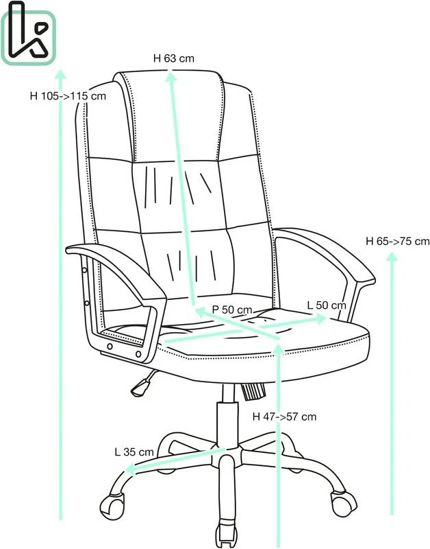 Fauteuil De Bureau Basculant LOOP 7 Fauteuil De Bureau Basculant LOOP – Image 5