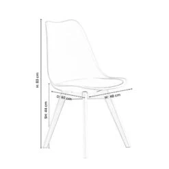 Chaise De Salle à Manger Rétro 6 Pièces -Promos Meubles Boutique cd813cbaec844723a32ece7a9eb8ac37