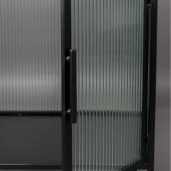 Vitrine 2 Portes Métal Et Verre Trempé -Promos Meubles Boutique ced7156c8cf94f31a7cb52e826b018f7