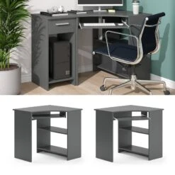 Bureau Ordinateur D'angle Odin Sonoma -Promos Meubles Boutique d67577dada42452e93ba9b20848aff84