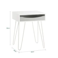 Table De Chevet Table D'Appoint FBT82-W -Promos Meubles Boutique d76d728b73bc414f9375110be63f14d3