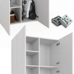 Armoire Multifonction Ingo Blanche -Promos Meubles Boutique da4456287a034d7fb4fad07b3e569c5a