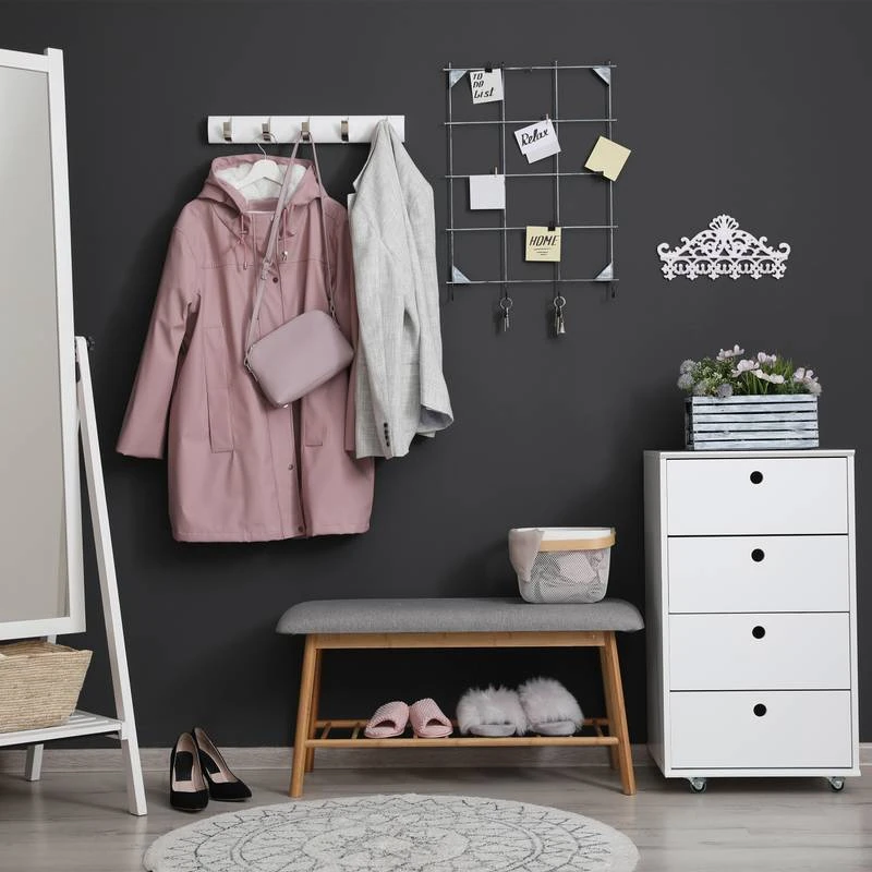 2x Porte-manteau Mural En Fonte Noir 20 2x Porte-manteau Mural En Fonte Noir – Image 18