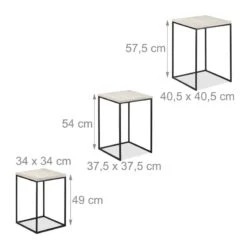 Tables Gigogne Carrées Jeu De 3 23 Tables Gigogne Carrées Jeu De 3 -Promos Meubles Boutique ddb3ff624383472399406f33010b134a