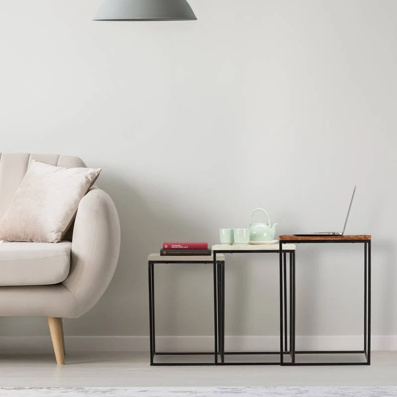 Tables Gigogne Carrées Jeu De 3 12 Tables Gigogne Carrées Jeu De 3 – Image 10