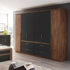 Armoire à Portes Battantes Bernau -Promos Meubles Boutique drehtuerenschrank bernau graumetallic 271 cm 6 tuerig 3748012
