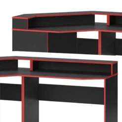 Bureau Ordinateur Kron Noir/rouge Set 3 12 Bureau Ordinateur Kron Noir/rouge Set 3 -Promos Meubles Boutique e0efaa6b7ae14a698002a4e656e88d82