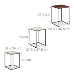 Tables Gigogne Carrées Jeu De 3 30 Tables Gigogne Carrées Jeu De 3 -Promos Meubles Boutique e30d8da2e7ba429c9d599a56c5343e86