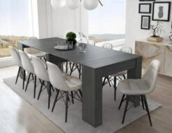 Console Extensible à 237cm CIMENT -Promos Meubles Boutique e35f32999a4e4cf1bf221b39a5b5e346