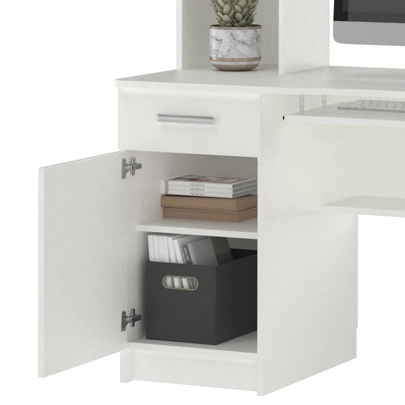 Bureau Ordinateur Crossline Blanc 9 Bureau Ordinateur Crossline Blanc – Image 7
