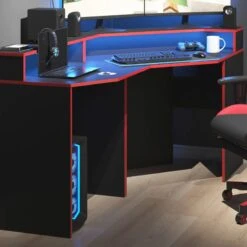 Bureau Ordinateur Kron Noir/rouge Set 5 11 Bureau Ordinateur Kron Noir/rouge Set 5 -Promos Meubles Boutique e7abb33afe8b4a369a8f237ac169c717