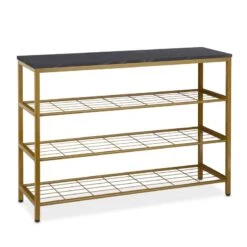 Console En Métal Avec 4 étages -Promos Meubles Boutique e8ebc5a17ee14d0584acb886f300f799