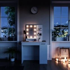 Coiffeuse Julia Avec Tabouret Et LED 37 Coiffeuse Julia Avec Tabouret Et LED -Promos Meubles Boutique e9ff638b5f48440896b048d4d37d5886