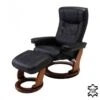 Fauteuil Relaxation Odenwald -Promos Meubles Boutique echtleder relaxsessel odenwald mit hocker schwarz 1416652
