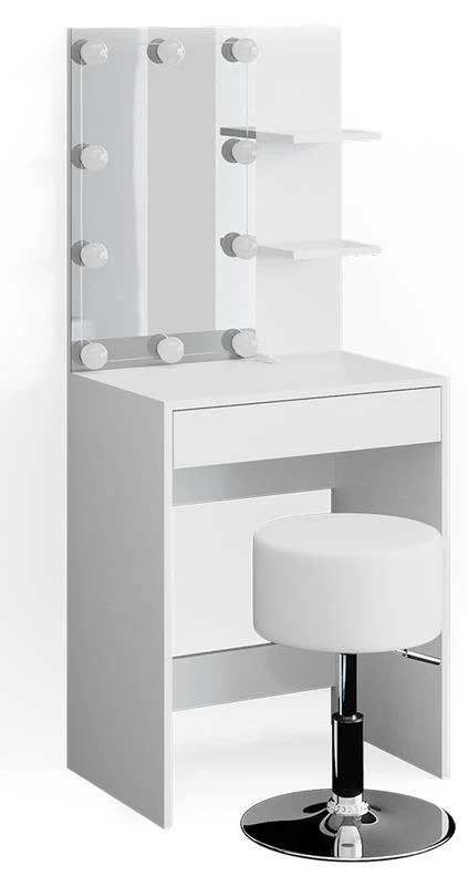 Coiffeuse Isabelle Avec Tabouret Et LED 3 Coiffeuse Isabelle Avec Tabouret Et LED