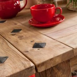 Table Bombay (avec Rallonges) -Promos Meubles Boutique esstisch bombay i mit ansteckplatten sheesham massiv natur 3469389