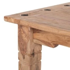 Table Bombay (avec Rallonges) -Promos Meubles Boutique esstisch bombay i mit ansteckplatten sheesham massiv natur 3469401