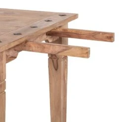 Table Bombay (avec Rallonges) -Promos Meubles Boutique esstisch bombay i mit ansteckplatten sheesham massiv natur 3469405