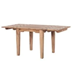 Table Bombay (avec Rallonges) -Promos Meubles Boutique esstisch bombay i mit ansteckplatten sheesham massiv natur 3469417