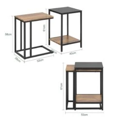Lot De 2 Tables D'Appoint FBT99-F 25 Lot De 2 Tables D'Appoint FBT99-F -Promos Meubles Boutique f1cd801426134c54b42ed2d9e216f799