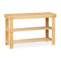 Etagère à Chaussures En Bambou Et Siège -Promos Meubles Boutique f2a25d0ea8d3475b9c6c0156bf69c106