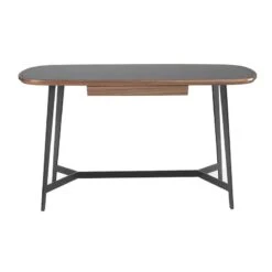 Bureau En Bois De Noyer Et Vitrail Noir 10 Bureau En Bois De Noyer Et Vitrail Noir -Promos Meubles Boutique f3e20cdc4a4e4fb4bdc1910f8bd9b5ae