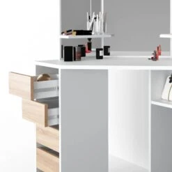 Coiffeuse D'angle Arielle Avec Tabouret -Promos Meubles Boutique f43791a562774cfa97776c317a1f15eb