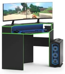 Bureau Ordinateur Kron 90cm Noir/vert -Promos Meubles Boutique f54abed715e34982a38e047c727fb834.cropped 217 122 642 733.processed