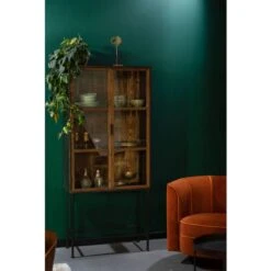 Vitrine 2 Portes En Bois Recyclé -Promos Meubles Boutique f6b7f6aedfc94e3784f474bdd24a538a