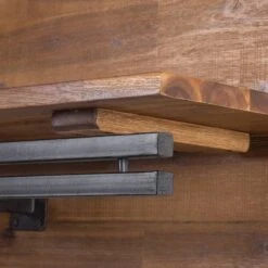 Panneau Porte-manteaux Manchester -Promos Meubles Boutique garderobenpaneel manchester akazie massiv metall 4877544