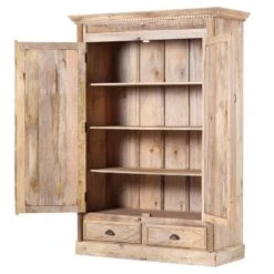 Armoire De Vestibule Cella -Promos Meubles Boutique garderobenschrank cella mango massiv 4294512