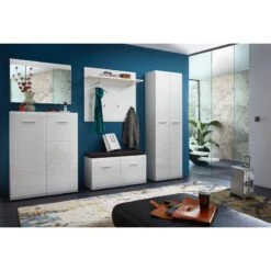 Porte-manteaux mural Adana II -Promos Meubles Boutique garderobenset adana iii 5 teilig hochglanz weiss 5157700