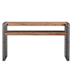 Console MANCHESTER -Promos Meubles Boutique konsole manchester akazie massiv metall 4873548
