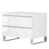 Table De Chevet Bianco I 2 Table De Chevet Bianco I -Promos Meubles Boutique nachtkommode bianco i hochglanz weiss 5181328