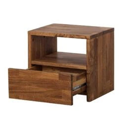 Table De Chevet ZoeWOOD I -Promos Meubles Boutique nachtkommode osiris eiche massiv geoelt 294588