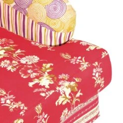 Fauteuil Wing Patchwork -Promos Meubles Boutique patchwork ohrensessel webstoff mehrfarbig 3588233