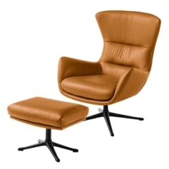 Fauteuil Hepburn III -Promos Meubles Boutique polsterhocker hepburn iii echtleder echtleder neka cognac 5025964