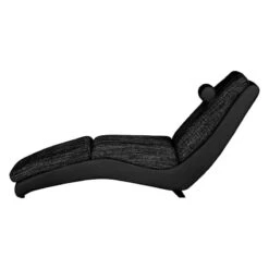 Chaise Longue De Relaxation Carson -Promos Meubles Boutique relaxliege carson kunstleder strukturstoff schwarz 459510