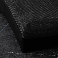 Chaise Longue De Relaxation Carson -Promos Meubles Boutique relaxliege carson kunstleder strukturstoff schwarz 4905256