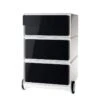 Caisson à Roulettes EasyBox II -Promos Meubles Boutique rollcontainer easybox ii weiss schwarz 1595574