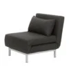 Fauteuil Convertible Carmack II -Promos Meubles Boutique schlafsessel carmack ii webstoff dunkelgrau 4163324