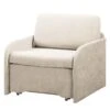 Fauteuil Convertible Disley -Promos Meubles Boutique schlafsessel disley webstoff creme schmale armlehne 5103128