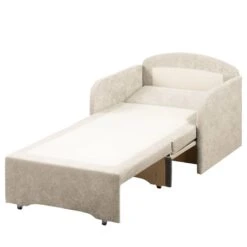 Fauteuil Convertible Disley -Promos Meubles Boutique schlafsessel disley webstoff creme schmale armlehne 5103136