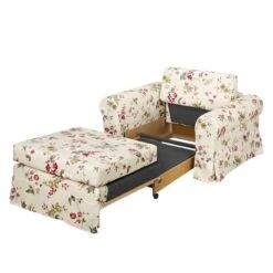 Fauteuil-lit Latina Country Avec Housse -Promos Meubles Boutique schlafsessel latina v flachgewebe gebluemt creme 4132836