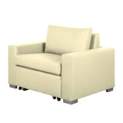 Fauteuil Convertible Latina Basic -Promos Meubles Boutique schlafsessel lewington kunstleder creme 2595118