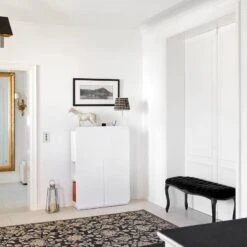 Secrétaire CU Culture MC -Promos Meubles Boutique schreibtisch cu culture mc hochglanz weiss weiss 4902296