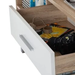 Bureau Maxim -Promos Meubles Boutique schreibtisch maxim sonoma eiche dekor weiss 494738