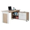 Bureau Maxim -Promos Meubles Boutique schreibtisch maxim sonoma eiche dekor weiss 494742