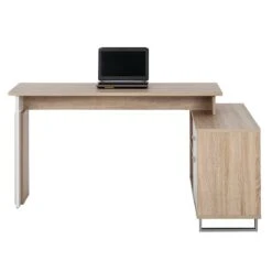 Bureau Maxim -Promos Meubles Boutique schreibtisch maxim sonoma eiche dekor weiss 494743